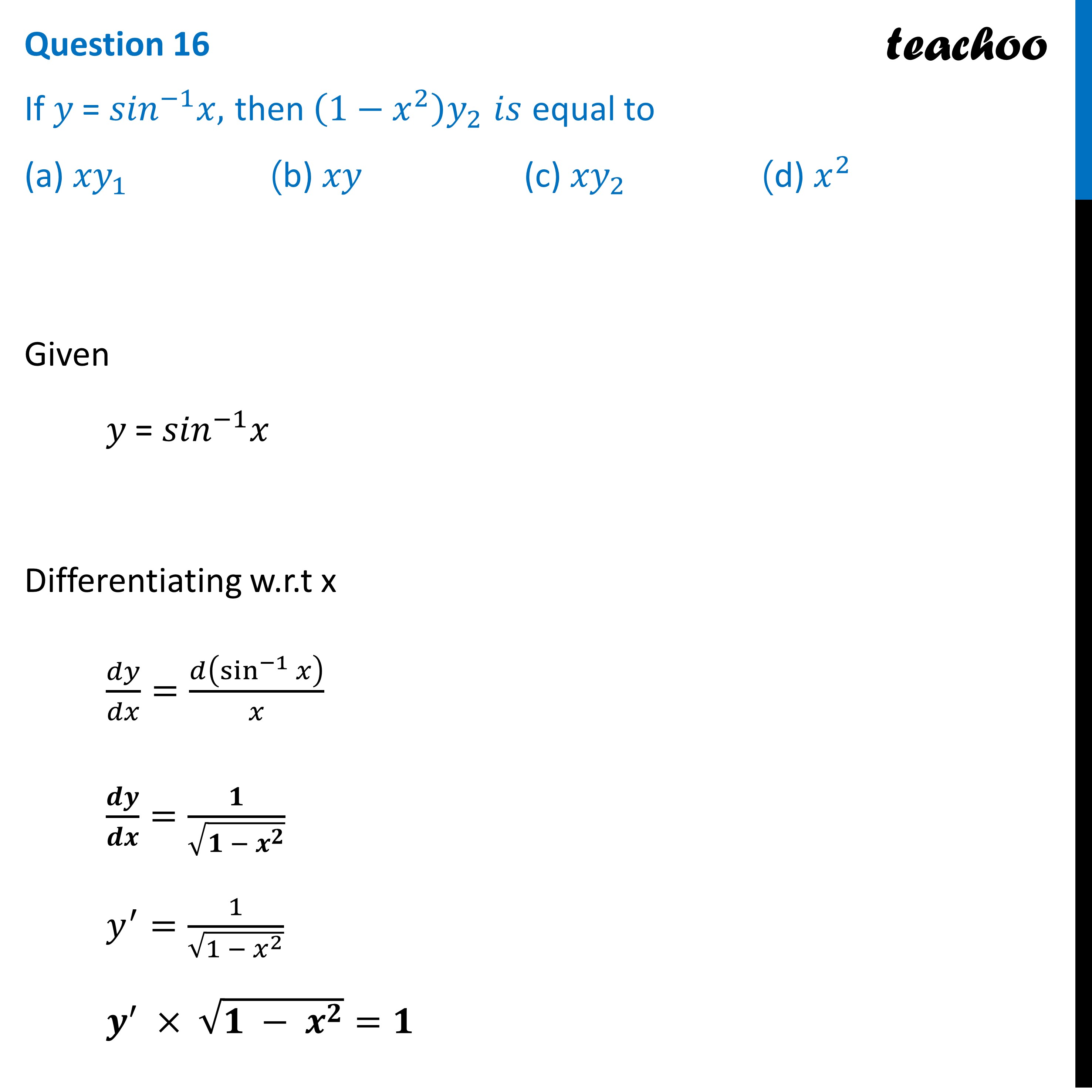 sample-paper-mcq-if-y-sin-1-x-then-1-x-2-y2-is-equal-to