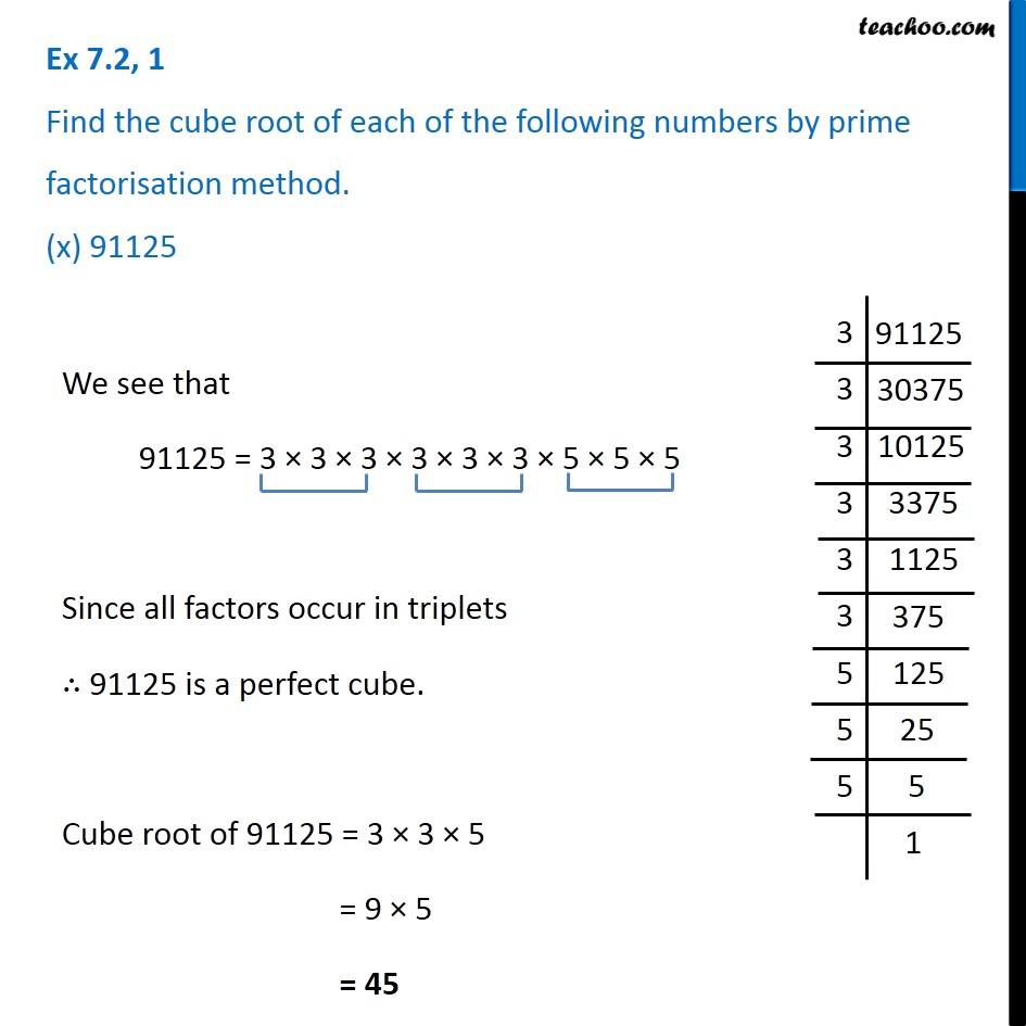 ex-6-2-1-find-cube-root-of-91125-by-prime-factorisation-method