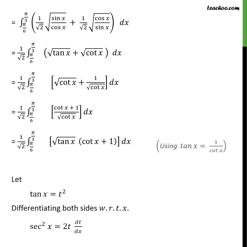 Misc 28 - Chapter 7 Class 12 Integration - Evaluate definite - Miscell