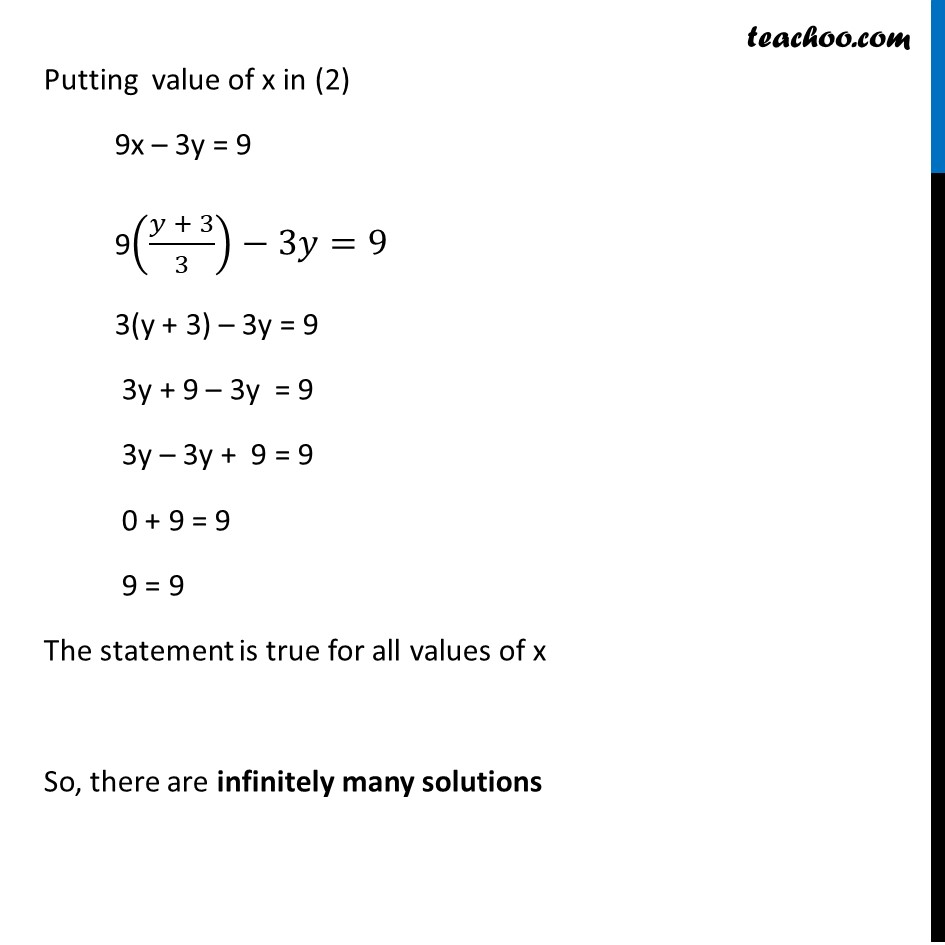 Ex 3 3 1 Solve By Substitution Method I X Y 14 Ex 3 3