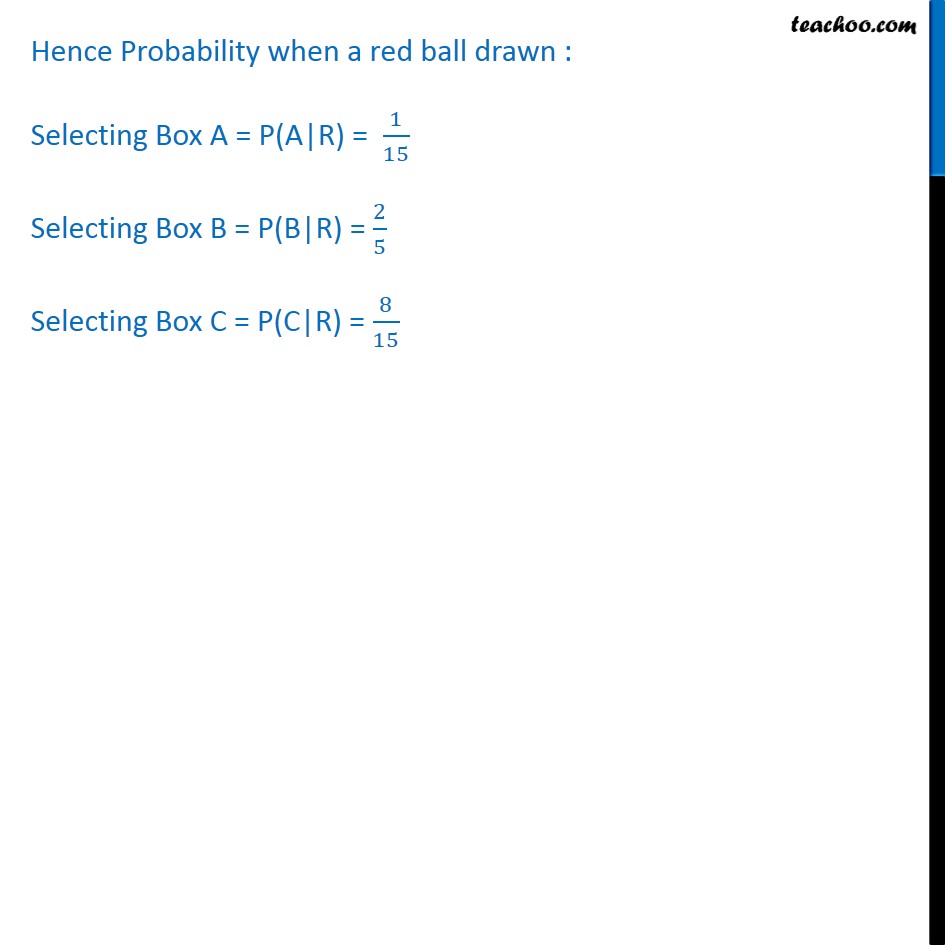 Misc 12 - Chapter 13 Class 12 Probability - Part 6