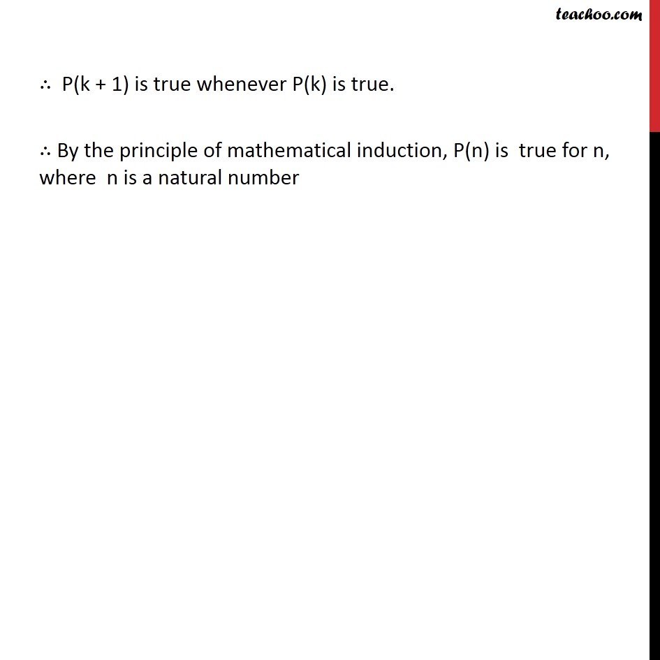Ex 4.1, 12 - Chapter 4 Class 11 Mathematical Induction - Part 4