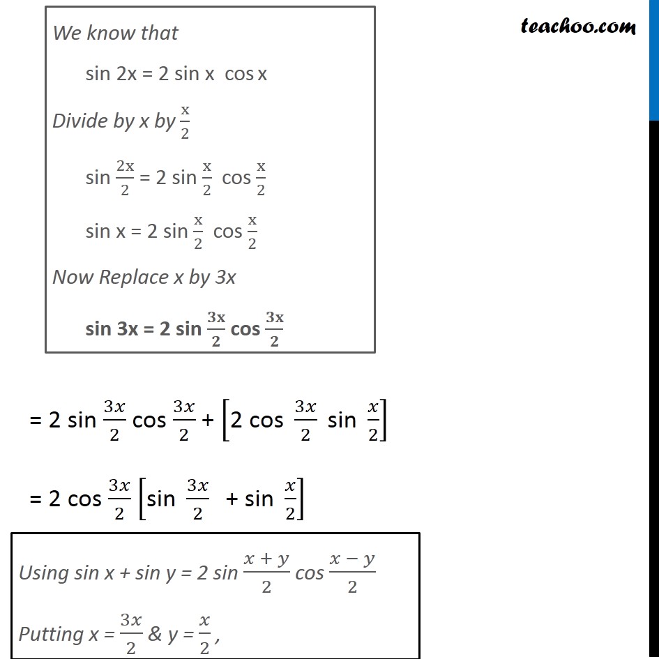 Misc 7 - Chapter 3 Class 11 Trigonometric Functions - Part 2