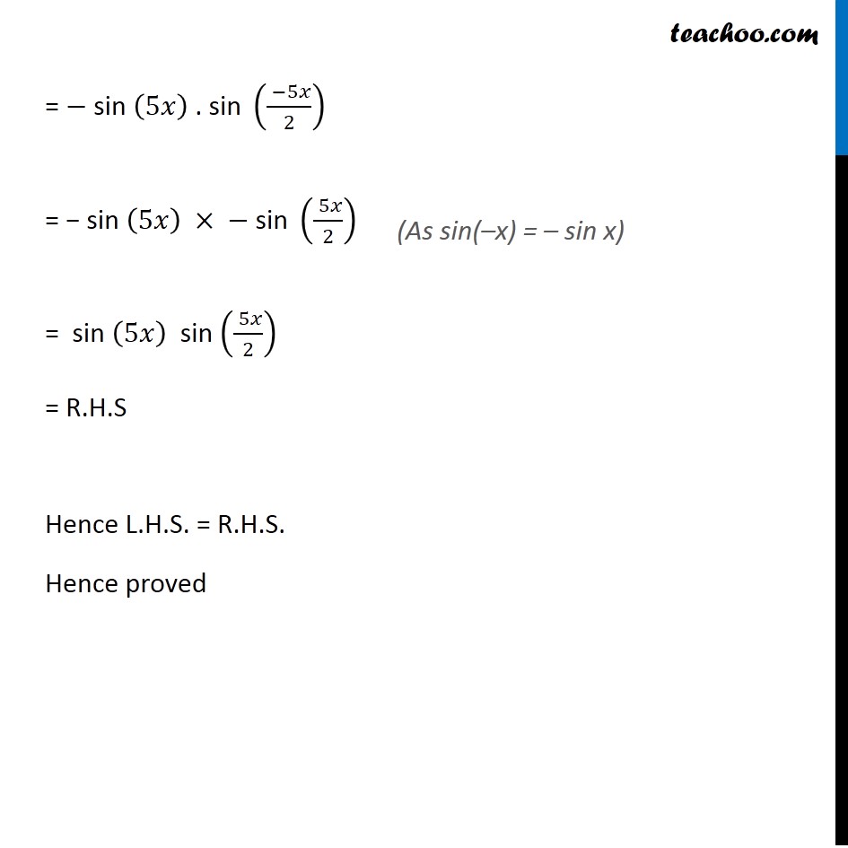 Example 26 - Chapter 3 Class 11 Trigonometric Functions - Part 5