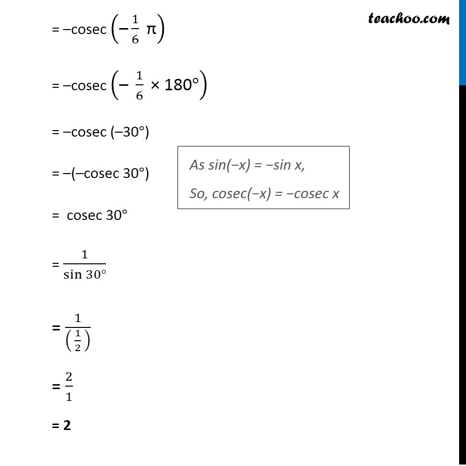 Ex 3.2, 7 - Chapter 3 Class 11 Trigonometric Functions - Part 2
