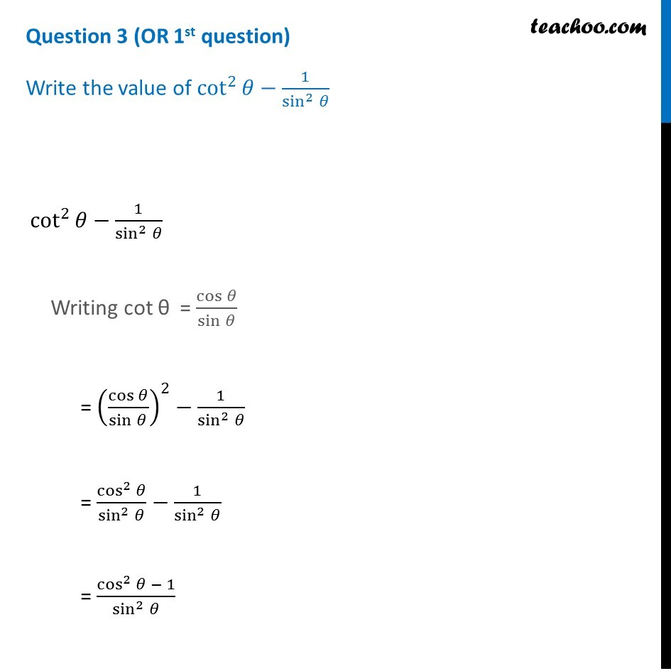 write-the-value-of-cot-2-1-sin-2-teachoo-cbse-class-10-sam