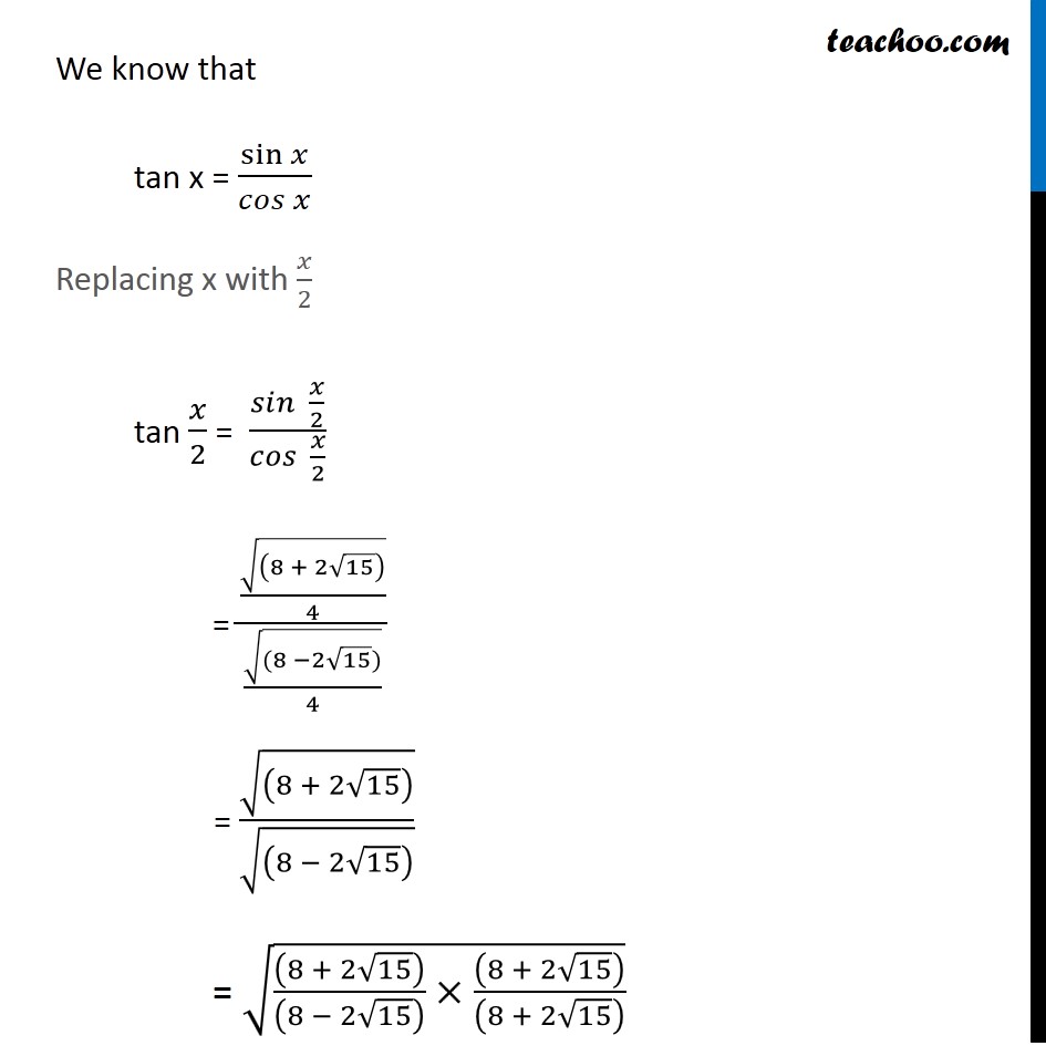Misc 10 - Chapter 3 Class 11 Trigonometric Functions - Part 11