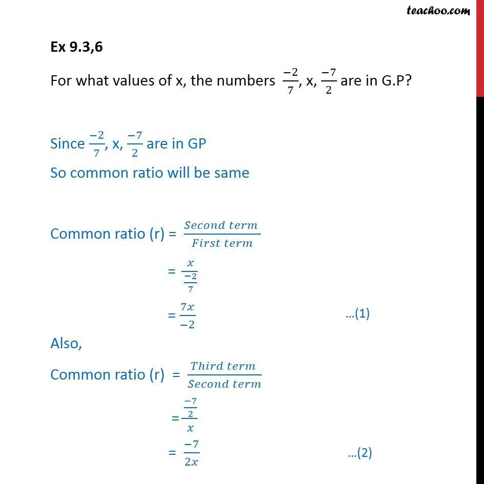 ex-8-2-6-for-what-values-of-x-2-7-x-7-2-are-in-gp