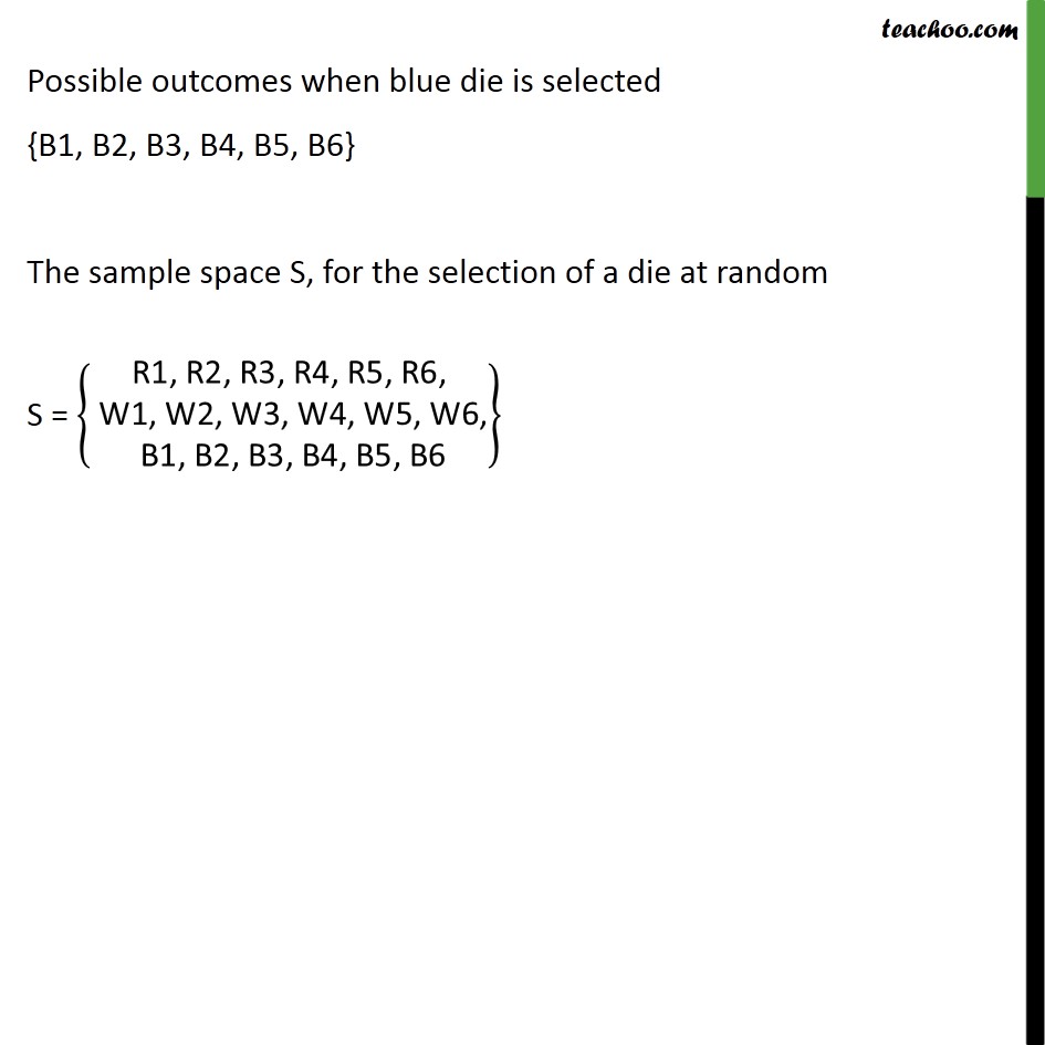 Ex 16.1, 7 - Chapter 16 Class 11 Probability - Part 2