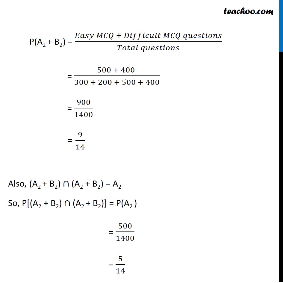 Ex 13.1, 13 - Chapter 13 Class 12 Probability - Part 3