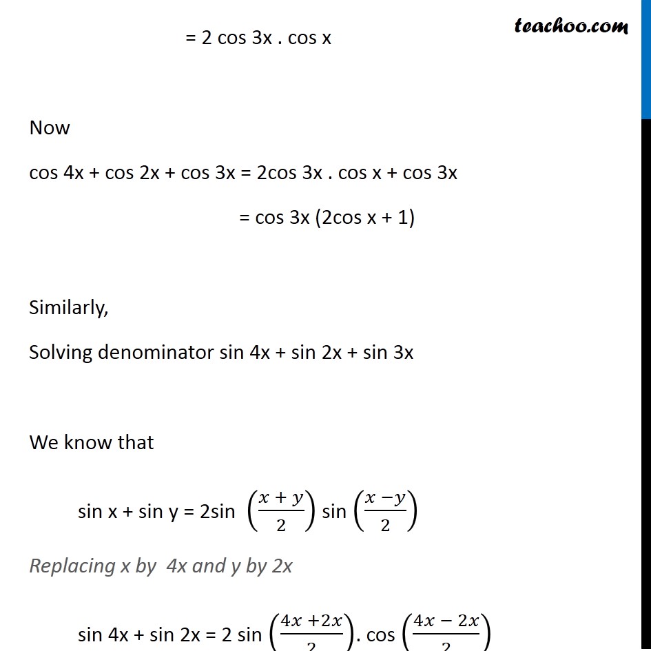 Ex 3.3, 21 - Chapter 3 Class 11 Trigonometric Functions - Part 2
