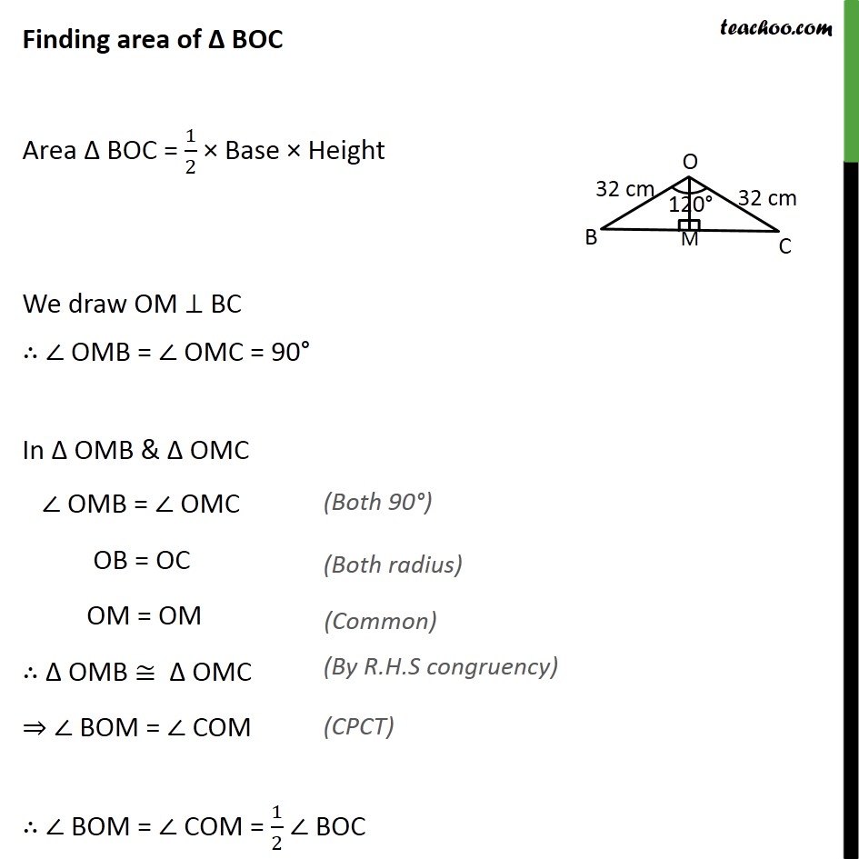Ex 12.3, 6 - Chapter 12 Class 10 Areas related to Circles - Part 4