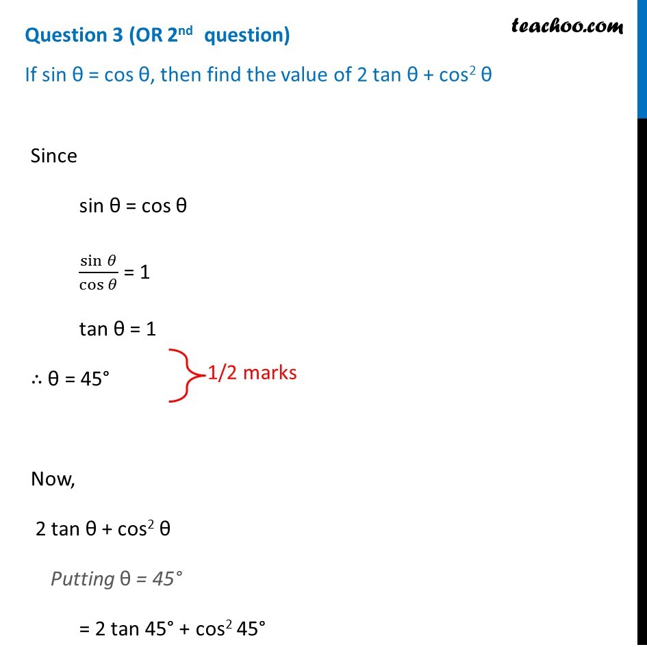 if-sin-cos-then-find-the-value-of-2-tan-cos-2-teachoo