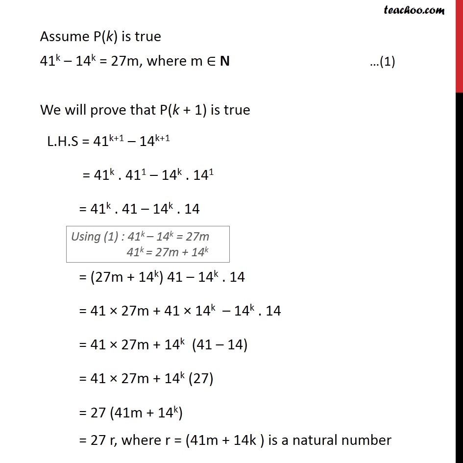 Ex 4.1, 23 - Chapter 4 Class 11 Mathematical Induction - Part 3