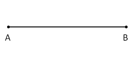 segment line ab bisector perpendicular given drawing