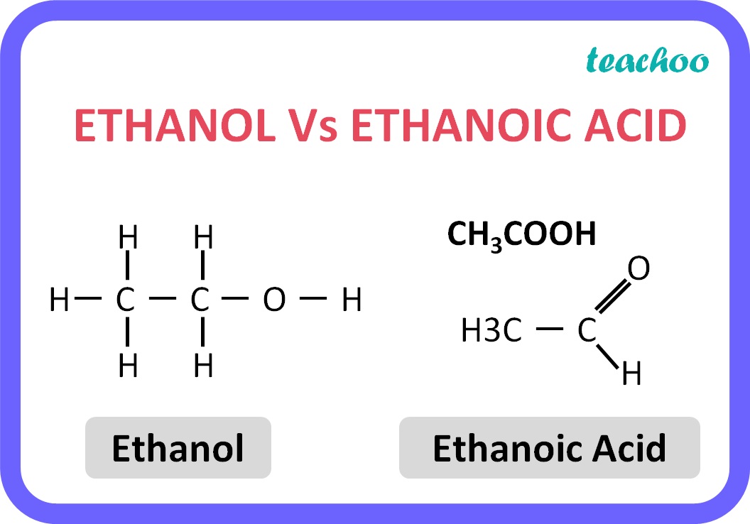 chemistry-differentiate-between-ethanol-and-ethanoic-acid-class-10