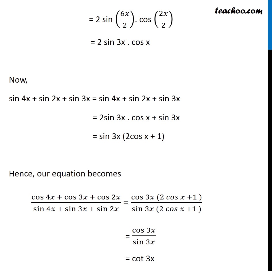 Ex 3.3, 21 - Chapter 3 Class 11 Trigonometric Functions - Part 3