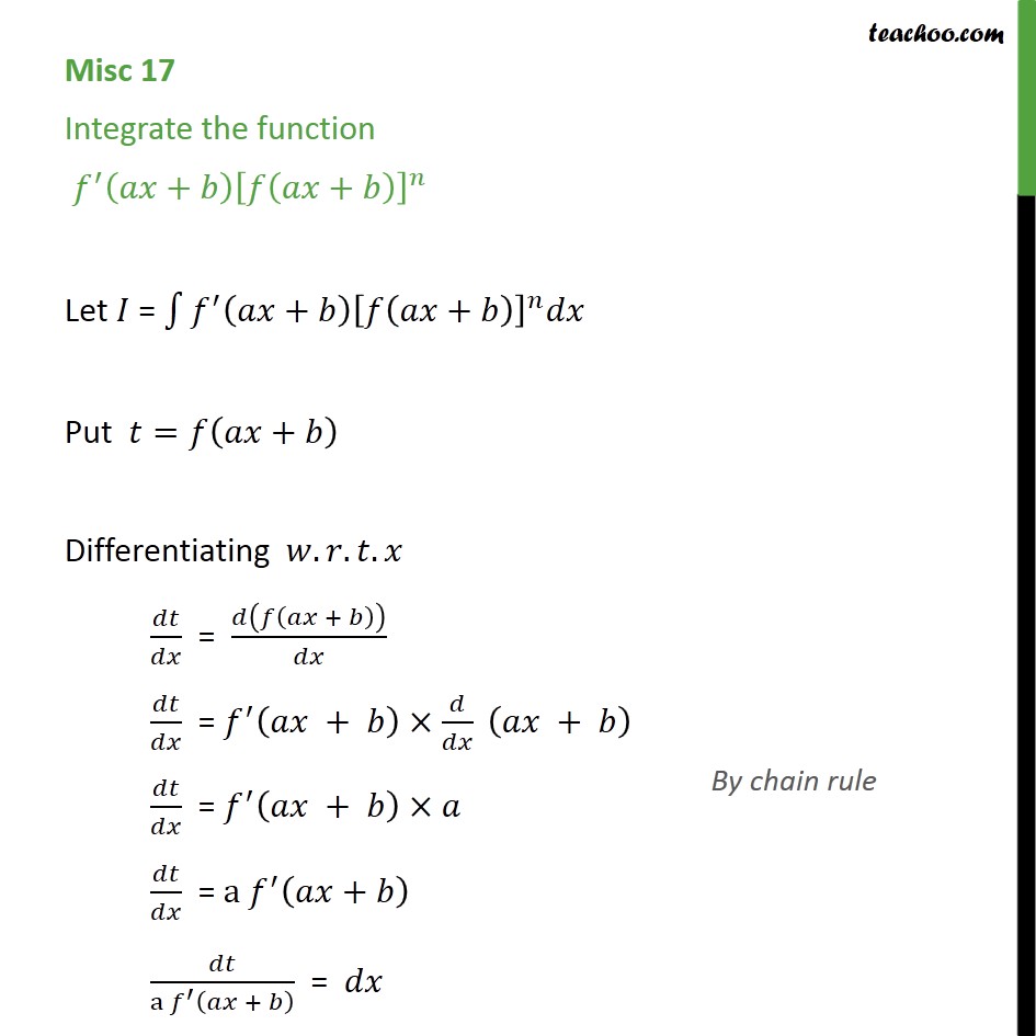 maths class x cbse exam news 17   Misc  b)]n Class f' [f(ax  Integrate   12   b) (ax