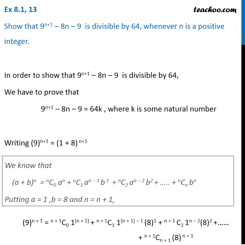 Ex 8.1,13 - Chapter 8 Class 11 Binomial Theorem - Part 2