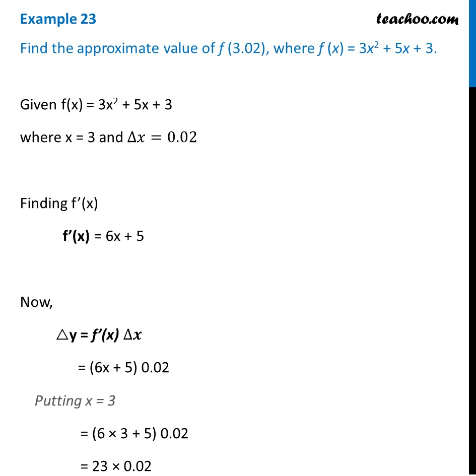 question-10-find-approximate-value-of-f-3-02-f-x-3x2-5x-3