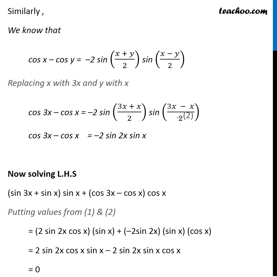 Misc 2 - Chapter 3 Class 11 Trigonometric Functions - Part 2
