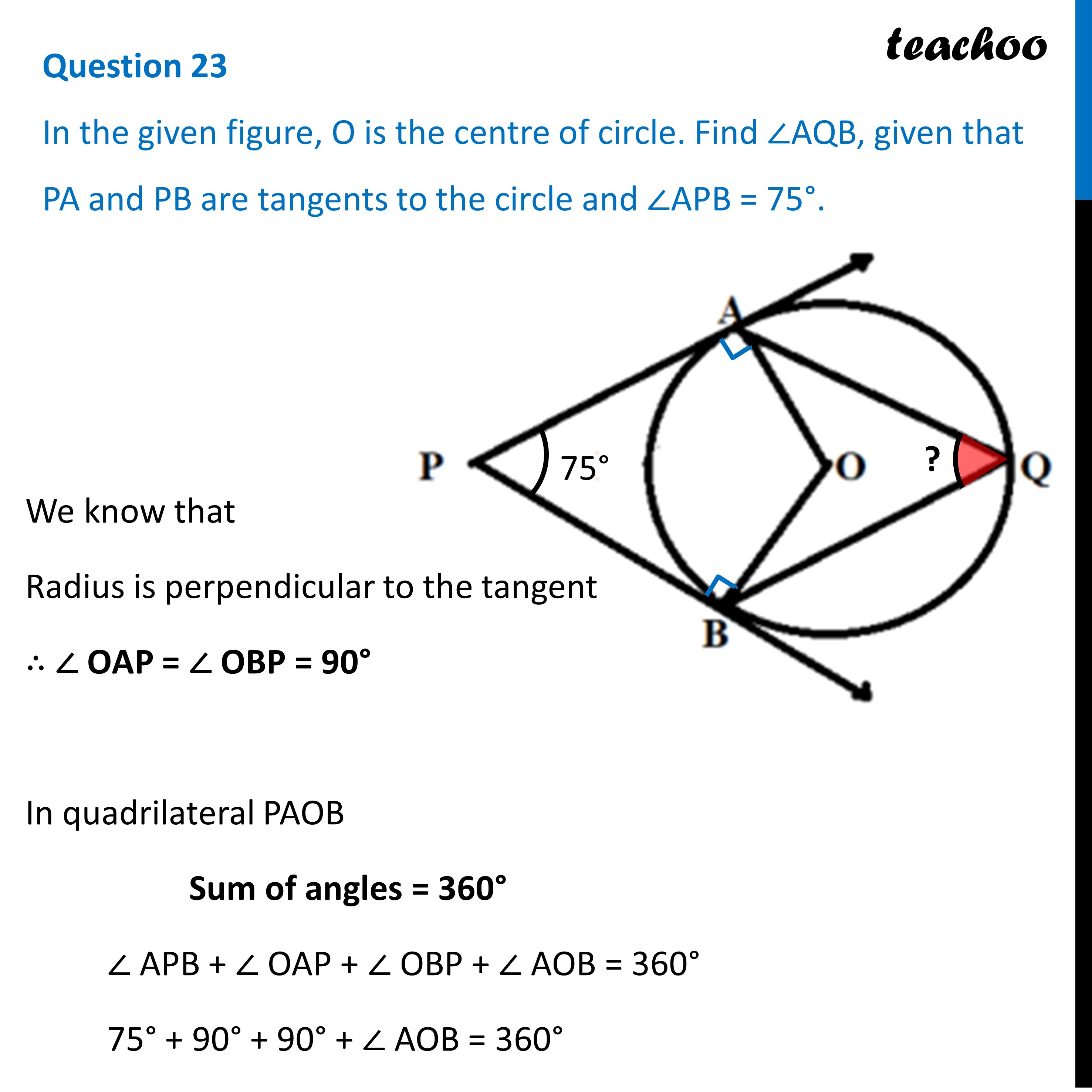 in-figure-o-is-centre-of-circle-find-aqb-given-that-pa-and-pb-are