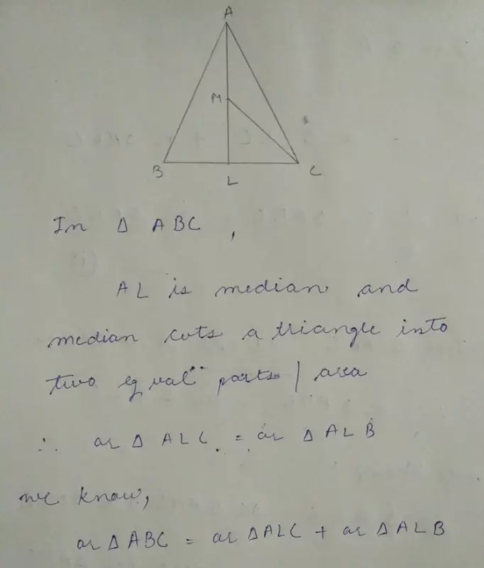 In triangle ABC in which L is mid point of BC - 1.jpg