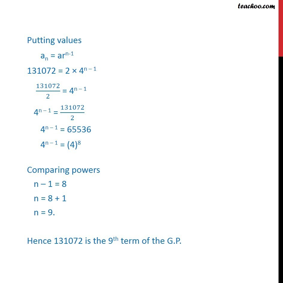 Example 10 - Chapter 9 Class 11 Sequences and Series - Part 2