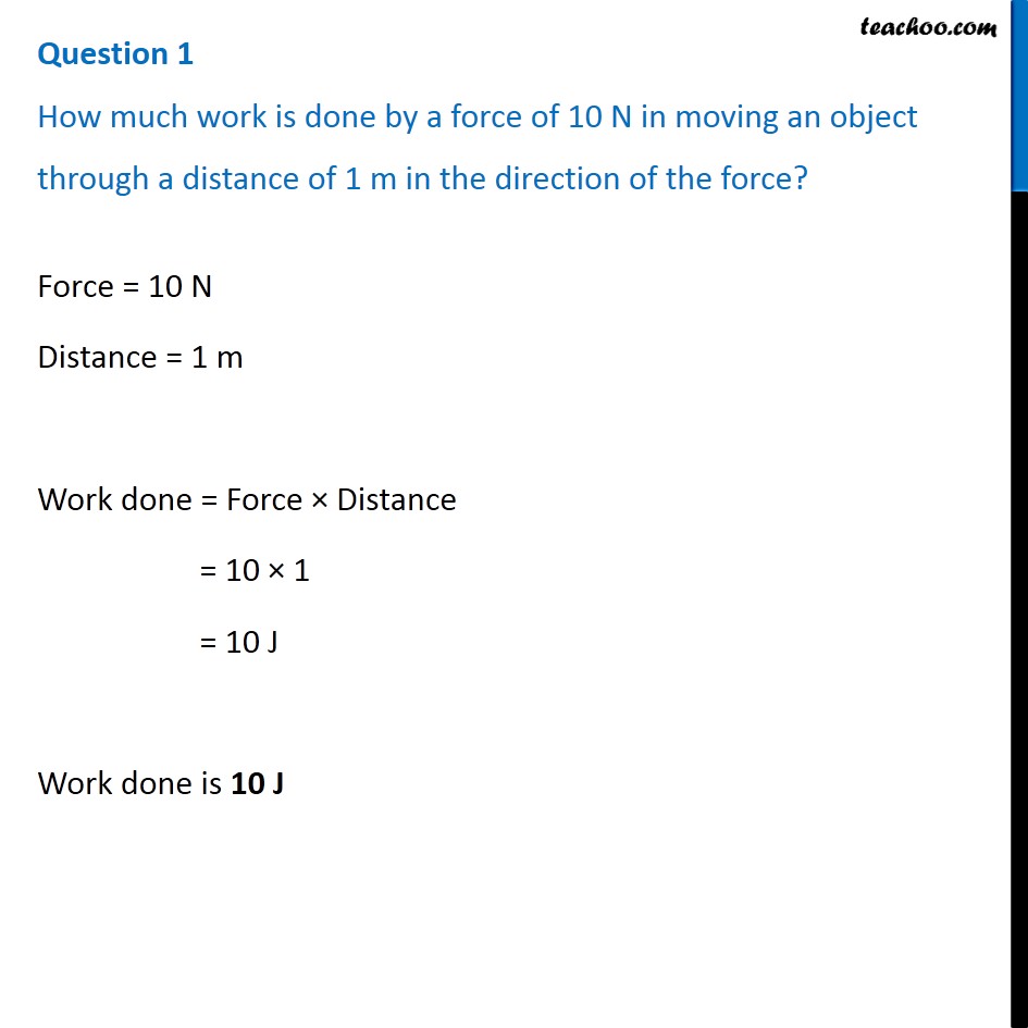 workdone formula