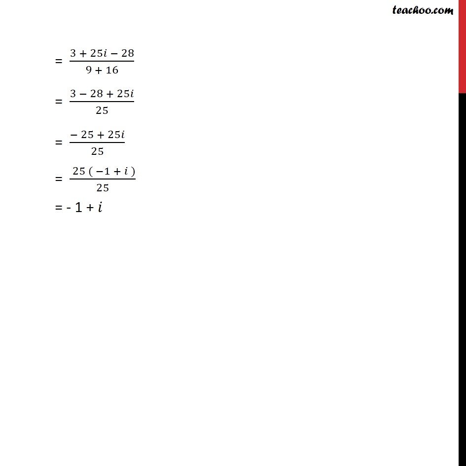 Misc 5 - Chapter 5 Class 11 Complex Numbers - Part 3
