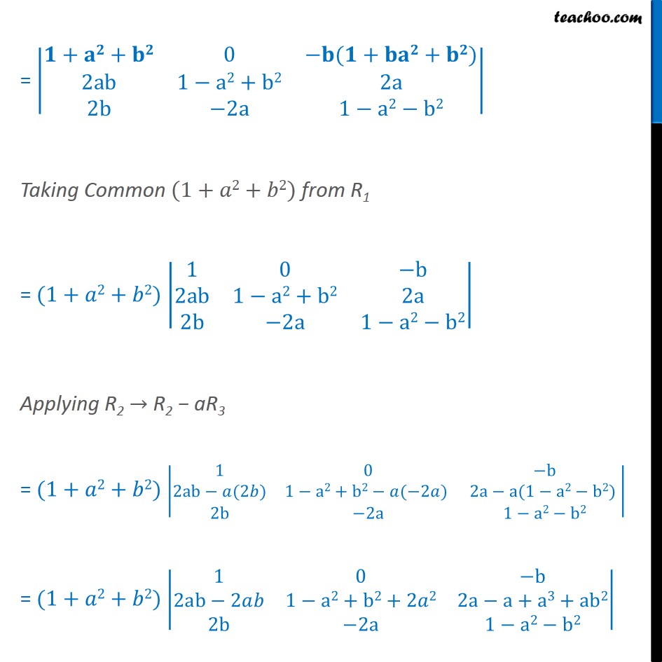 Ex 4.2, 13 - Using Properties Of Determinants - Class 12 - Ex 4.2