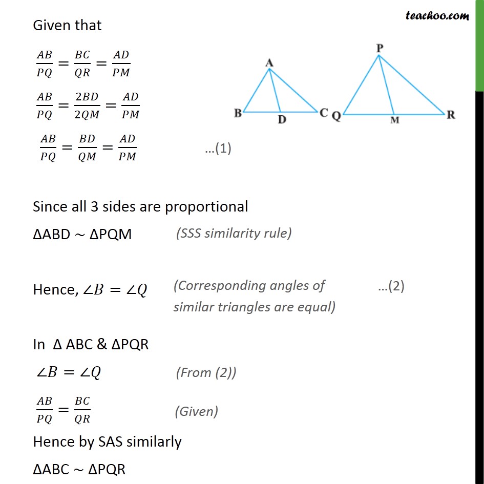 Ex 6.3, 12 - Chapter 6 Class 10 Triangles - Part 2