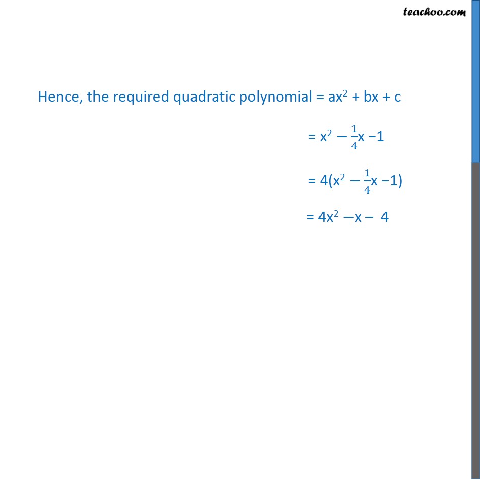 Ex 2.2, 2 - Chapter 2 Class 10 Polynomials - Part 2
