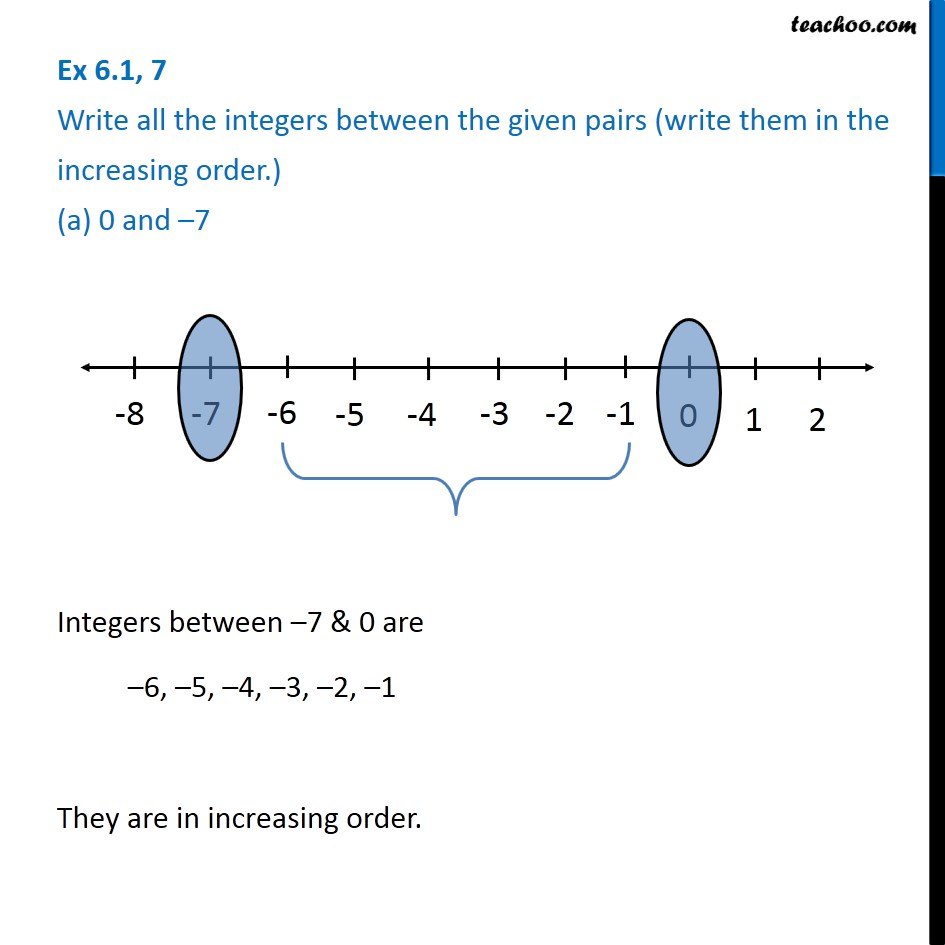 Number Of Integers Between Two Numbers