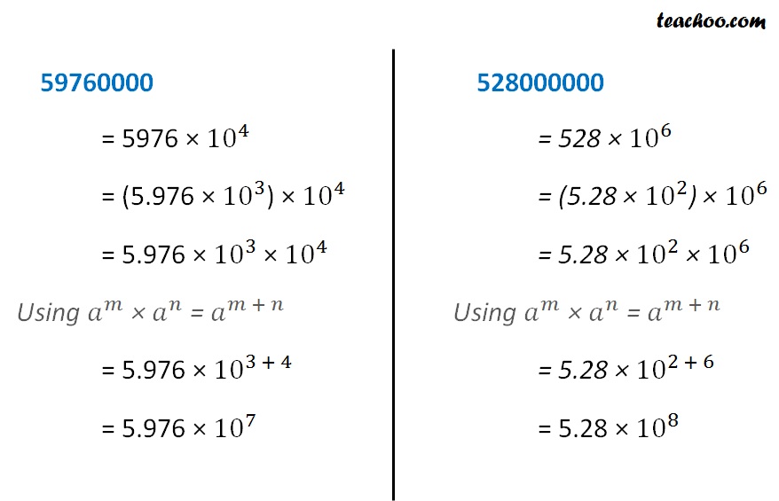 Writing Numbers In Standard Form Both Small And Large Numbers