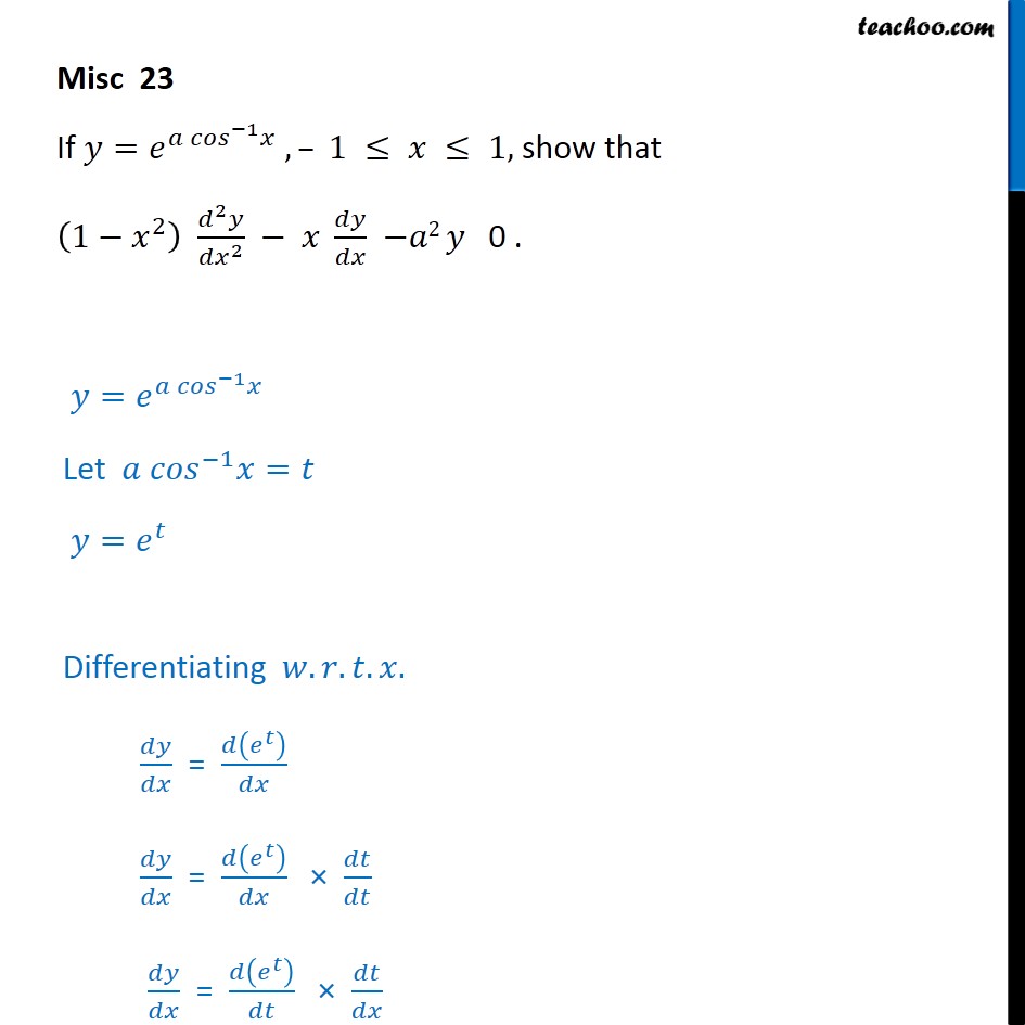 misc-23-if-y-ea-cos-1-x-show-1-x2-d2y-dx2-x-dy-dx