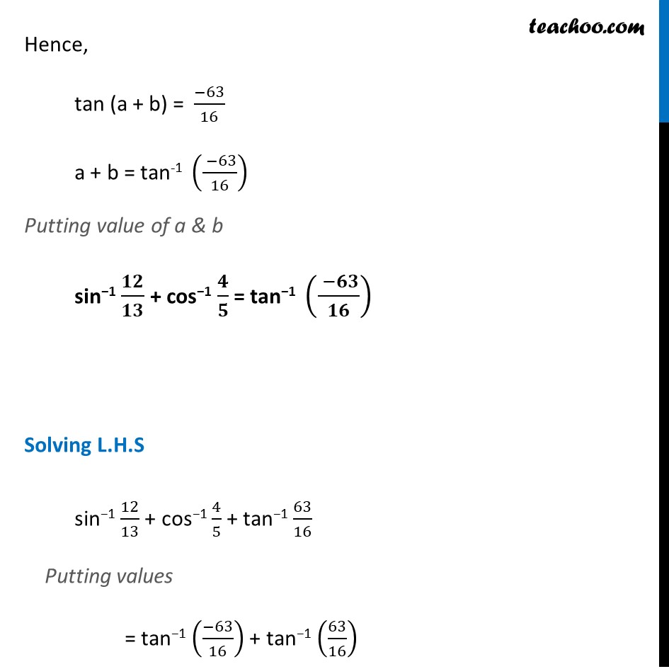 Example 11 - Chapter 2 Class 12 Inverse Trigonometric Functions - Part 4