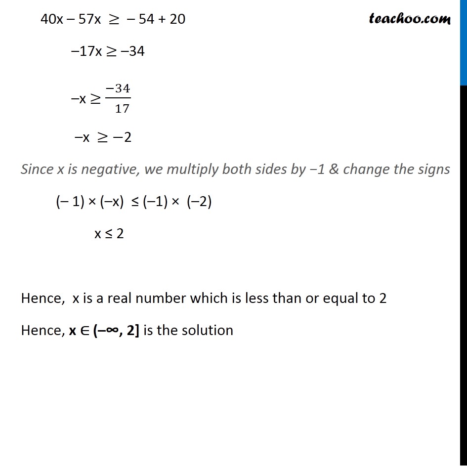 Ex 6.1,  16 - Chapter 6 Class 11 Linear Inequalities - Part 2