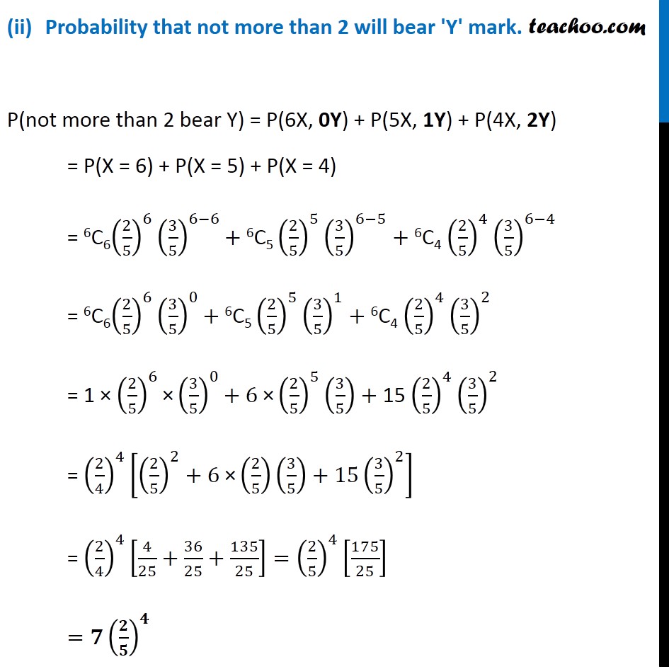 Misc 5 - Chapter 13 Class 12 Probability - Part 4