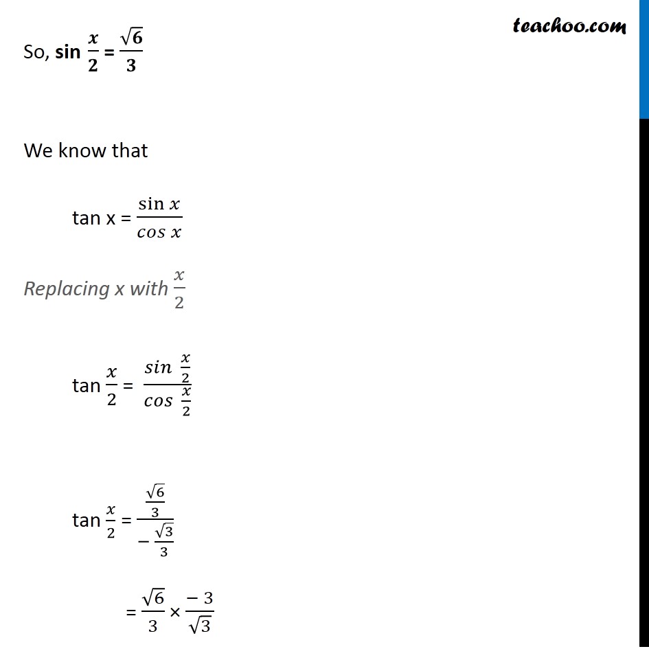 Misc 9 - Chapter 3 Class 11 Trigonometric Functions - Part 7