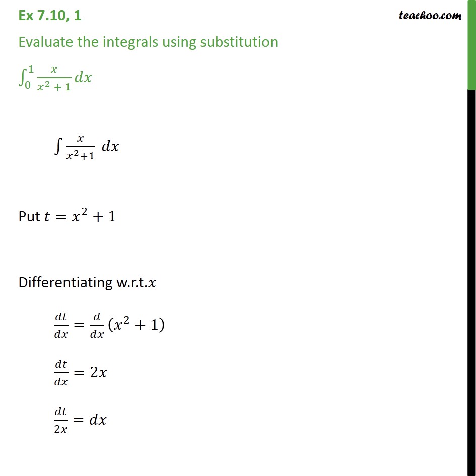 ex-7-10-1-evaluate-definite-integral-x-x2-1-dx-ex-7-10