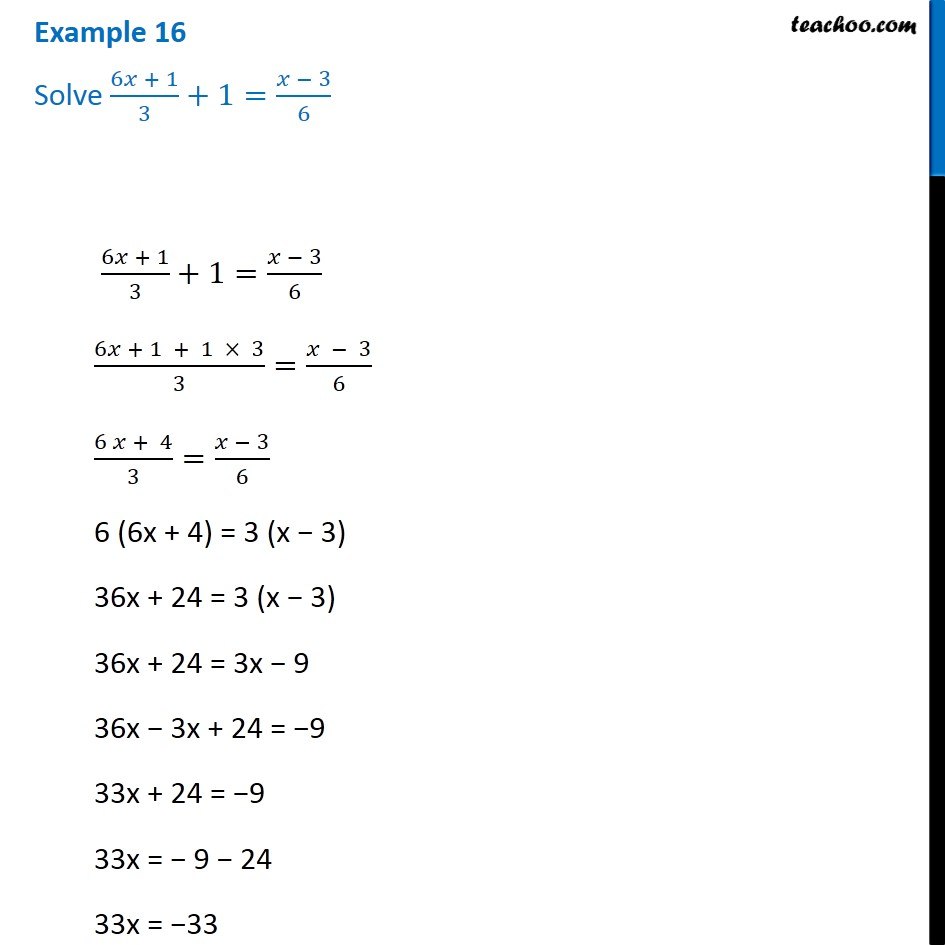 example-16-solve-6x-1-3-x-3-6-chapter-2-class-8-teachoo