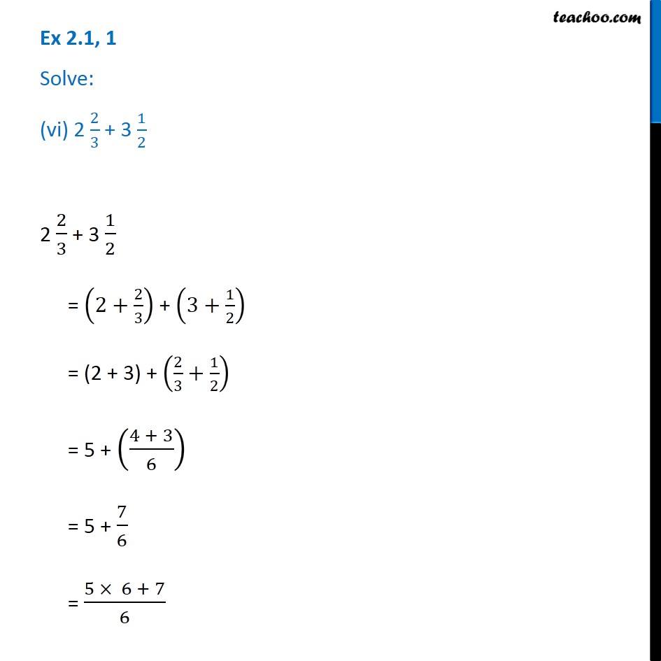 question-1-solve-vi-2-2-3-3-1-2-mixed-fractions-class-7