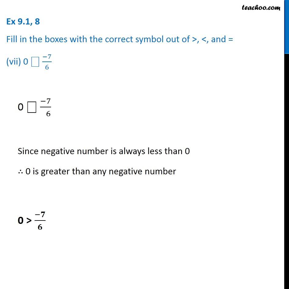 Ex 9.1, 8 - Chapter 9 Class 7 Rational Numbers - Part 14