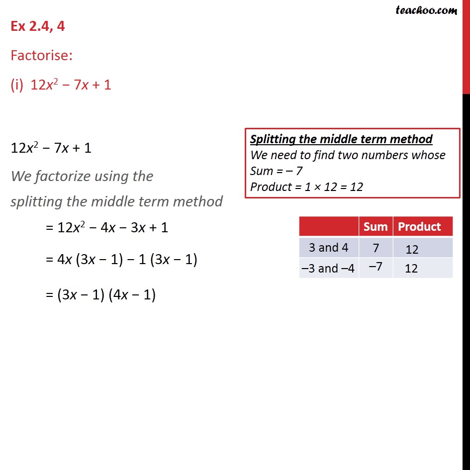 ex-2-3-4-class-9-factorise-12x-2-7x-1-with-video-teachoo