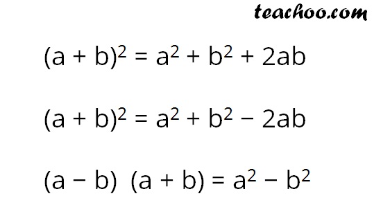 Factorisation using (a + b)^2, (a - b)^2, a2-b2 identities - Teachoo