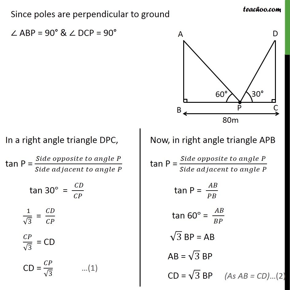 Ex 9.1, 10 - Chapter 9 Class 10 Some Applications of Trigonometry - Part 2