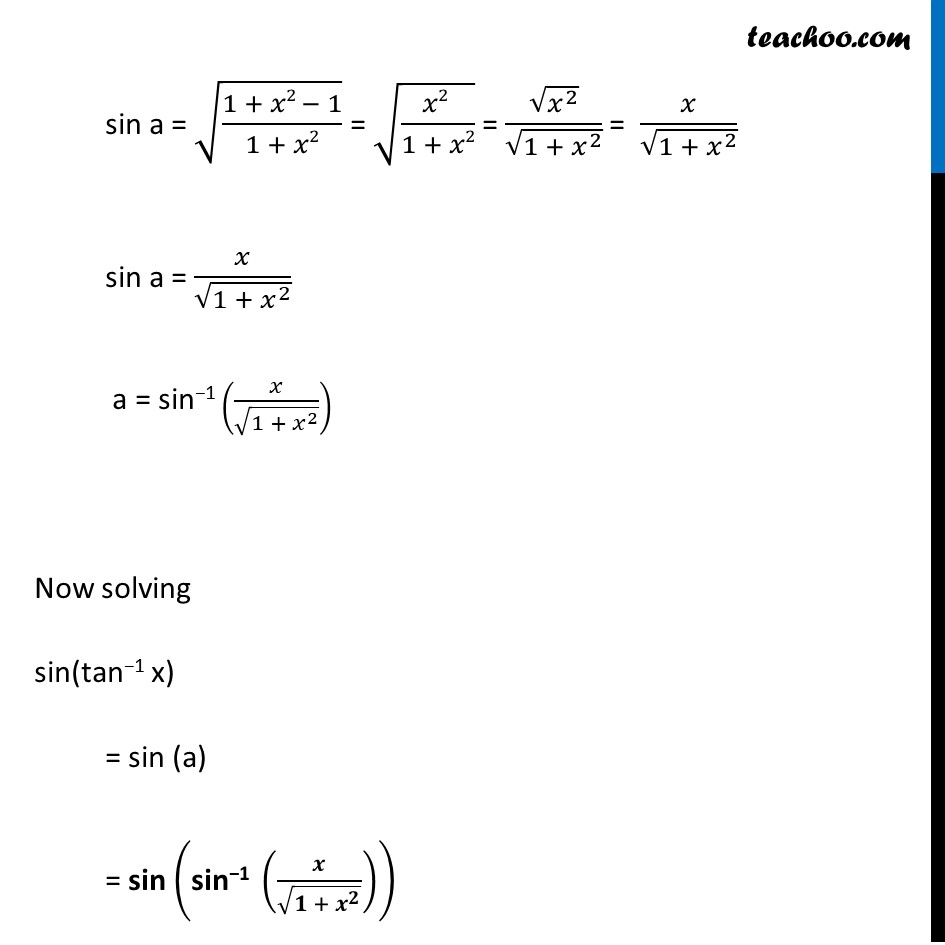 Misc. 15 - Chapter 2 Class 12 Inverse Trigonometric Functions - Part 3
