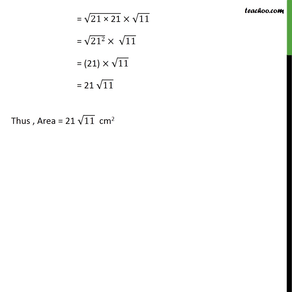 Ex 12.1, 4 - Chapter 12 Class 9 Herons Formula - Part 3