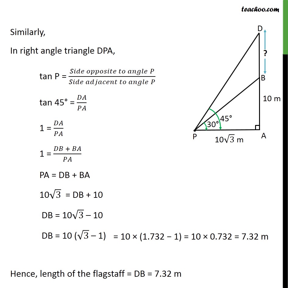 Example 4 - Chapter 9 Class 10 Some Applications of Trigonometry - Part 3